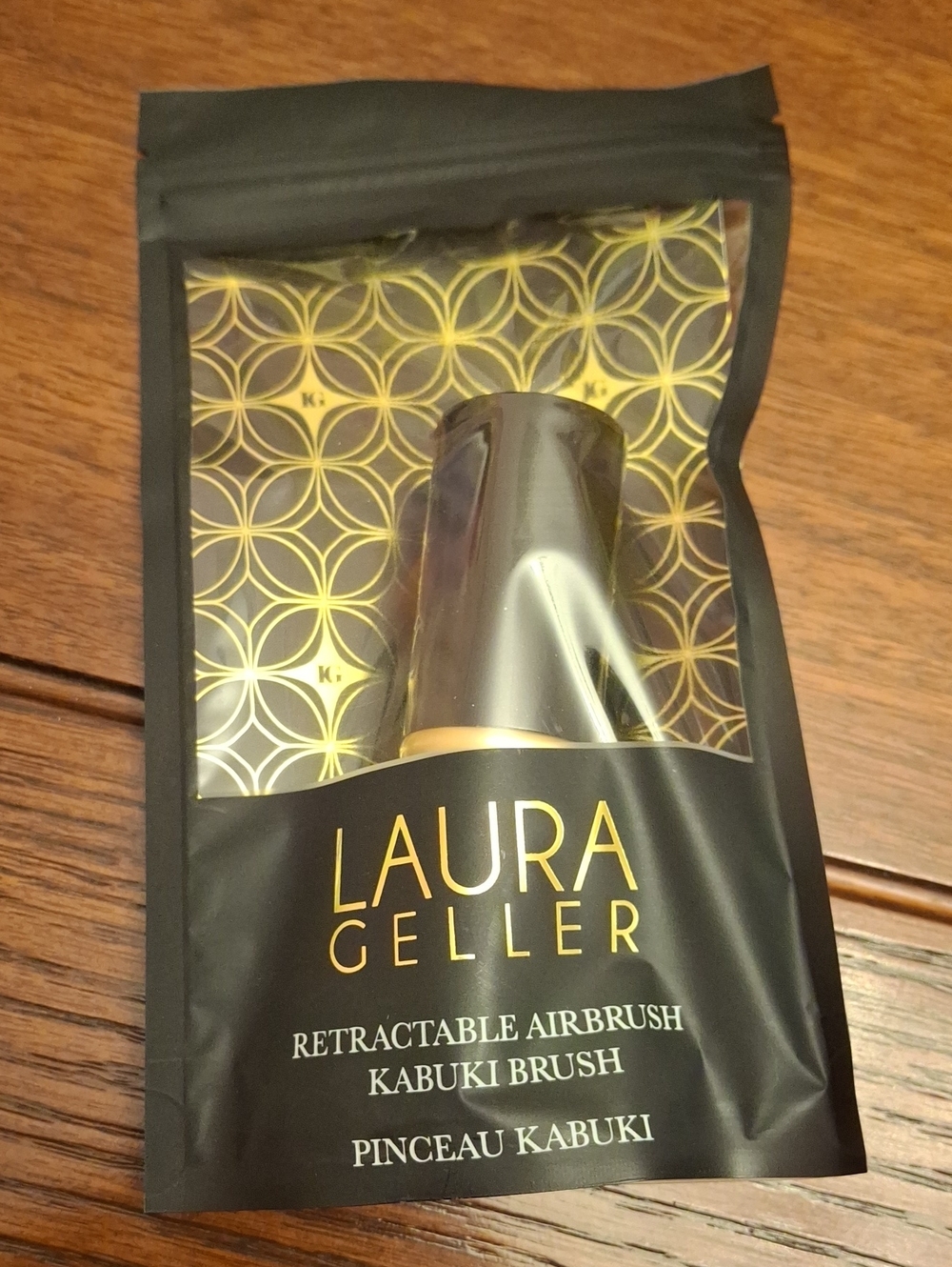 Laura Geller Black Kabuki Brush New In Sealed Package